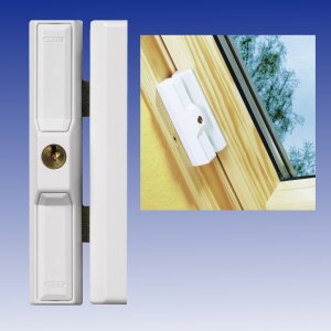 ABUS Zusatzsicherung Fenstersicherung Dachfensterschloss DF88 W weiß AL0125